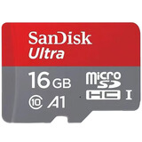 Sandisk闪迪128G手机内存卡class10存储sd卡高速tf卡64GB行车记录仪存储卡 16G全新裸卡透明盒装 官方标配
