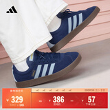 adidas「T头鞋」VL COURT 2.0复古休闲板鞋德训鞋阿迪达斯轻运动   深蓝/浅蓝/树脂黄 (推荐女生选小半码)   40.5