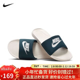 耐克NIKE休闲鞋男子一字拖鞋VICTORI休闲鞋CN9675-403海蓝44