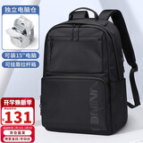 第九城（V.NINE）双肩电脑包男女士14/15.6英寸笔记本背包初高中生书包旅行出差包