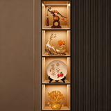 贝汉美（BHM）高档轻奢酒柜装饰品摆件工艺品办公室电视柜玄关柜摆设高端大气 【高端大气上档次】4件套B