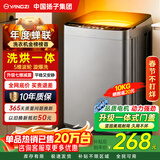 YANGZI扬子集团大容量波轮洗衣机全自动蓝光智能预约强力风干自清洁宿舍家用洗衣机洗烘一体小型甩干机 10KG【洗烘一体+强力去污+10年质保】 波轮
