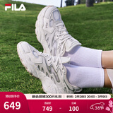 斐乐（FILA）官方女鞋老爹鞋运动鞋杨幂同款夏新款蕨草鞋休闲鞋 磨菇灰色/白中白-OB 37.5