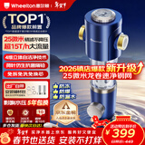 惠尔顿前置过滤器25微米15T大流量全屋中央净水器 自动清洗实时刮洗滤网反冲洗自来水防爆过滤器P0038pro 自行安装【15T-升级25微米精滤】