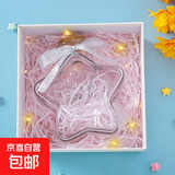 许愿玻璃瓶罐子木塞大号心愿漂流幸运星星罐高颜值空瓶摆件情人节礼物送男友女友礼物生日礼物 大号五角星瓶【可装520颗星星】收藏送灯