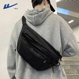 回力（Warrior）斜挎包男潮牌港风胸包工装大容量学生休闲单肩包骑行运动腰包胸包