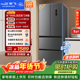 新飞409L法式多门ACT净味超薄机身三挡变温智能温控一级节能冰箱BCD-409WK7AT 国家补贴