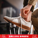 马登工装经典复古德训鞋男低帮休闲鞋潮流运动训练小白鞋平底男士板鞋 灰色 【通勤百搭/夏季阿甘男鞋】 43 (265mm) 男码