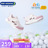 江博士学步鞋运动鞋春季男女童拼色潮流轻便儿童鞋2B16A1015CW粉/米26码