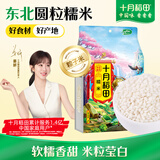 十月稻田 糯米 2斤 新米 东北圆粒 粽子米八宝粥原料 低脂粗粮 可酿米酒