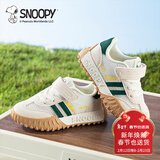 SNOOPY史努比童鞋男童运动鞋儿童百搭耐磨跑鞋单网透气休闲鞋3811米绿31