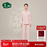 松山棉店棉莫国风家居服商场同款情侣睡衣棉加莫代尔男女士刺绣套装