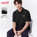 班尼路（Baleno）半袖POLO衫男夏季休闲百搭翻领上衣男士宽松潮流高级感短袖T恤