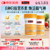 Swisse斯维诗 复合B族维生素片 含8种复合维生素b族营养 蓝帽 90片*2瓶