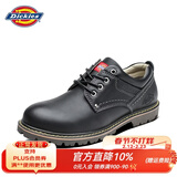 Dickies休闲鞋男鞋秋冬低帮工装鞋男士百搭潮流休闲皮鞋英伦风男鞋 黑色 40 【偏大一码，适合运动鞋41】