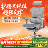 Ergonor保友金豪b雄鹰 人体工学椅 电脑椅 电竞椅办公椅子可躺老板椅 【金豪b雄鹰】银白(云感科技座垫)