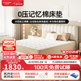 甜秘密（SweetNight）护脊大师席梦思床垫 凝胶记忆棉 独立弹簧床垫1.8x2米 可定制可拆 护脊大师A款 【独立袋+双面睡感 】 25cm厚 2米*2.2米