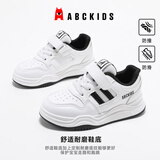 ABC KIDS儿童板鞋秋季童鞋男童女童小白鞋白色运动鞋3036黑色37
