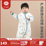 良良（liangliang）婴儿睡袋夏季空调房防踢被宝宝纯棉可拆袖儿童睡袋 滑板犬·春秋款【适合20-25℃】 M（建议身高70-85cm）