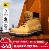 卡特（CAT）经典大黄靴马丁靴男鞋牛皮面固特异户外工装靴P725756P1EDC25 经典款 40