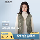 波司登25年秋冬羽绒马甲女士休闲轻薄送礼外套商场热卖同款B250130006