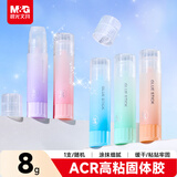 晨光（M&G）(M&G)文具 8gACR固体胶 高粘果冻胶棒 环保无甲醛固体胶 学生办公文具 单支颜色随机  ASG971M8