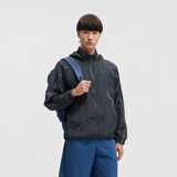 蕉内（Bananain）蕉内凉皮502UV男女同款防泼水斜分割均衡防晒衣 烟灰蓝 M