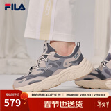 FILA斐乐女鞋跑步鞋情侣同款老爹鞋FILA MARS火星鞋男鞋休闲运动鞋 【女款】烟灰/鸽子灰-FD 36.5