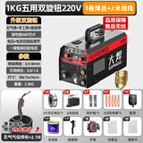 大焊无气二保焊机气保焊机一体不用气MIG270小型两用焊机 1卷焊丝【270-1KG三用双旋钮】