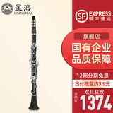 星海（XINGHAI INSTRUMENT）单簧管XC-17J 降b调黑管乐器 初学考级学校乐团入门业余演奏款 升级款XC-17J单簧管
