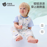 贝肽斯婴儿衣服夏季宝宝连体衣纯棉新生儿薄款哈衣爬服短袖睡衣