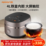 九阳电饭煲家用铁釜内胆多功能菜单智能预约大功率电饭锅2-6人 【铁釜内胆 低糖饭】 4L