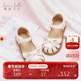 戴维贝拉儿童凉鞋女童公主鞋包头宝宝鞋子婴儿夏季学步