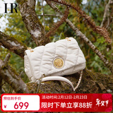 HR赫莲娜包包女包单肩斜挎包女小包软皮褶皱包情人节礼物送女友