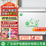 YO广东电器股份有限公司旗下冰柜家用小型冷柜大容量保温柜冷藏冷冻展示柜双温无霜卧式 198升级单温【一级能效】全国联保+全铜管 112L 全国联保丨多仓发货