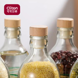 CLITON红酒塞 硅胶T型红酒瓶塞保鲜密封塞子苏打水瓶盖气泡水瓶塞5个