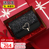 viney牛皮包包女包洋气斜挎链条包轻奢单肩包生日礼物高级感送女友老婆