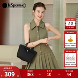 LeSportsac乐播诗新款包包女包通勤休闲手提包单肩包斜挎包新年礼物 黑色