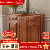 雷勒鞋柜新中式简约现代门厅柜客厅收纳柜子储物柜多功能美式玄关柜 403款120*34.3*100cm