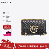 PINKO【品高】女包经典羊皮绗缝链条斜挎单肩燕子包爆款新年情人节礼物