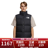 北面（The North Face）美版1996 RETRO NUPTSE羽绒马甲男女款700蓬 NF0A3JQQ男款LE4-黑色 M