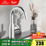 九牧（JOMOO）水龙头洗脸盆面盆水龙头卫生间冷热出水龙头浴室柜旋转水龙头卫浴 32686亮银【双水花】