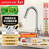九牧厨房水龙头双水花带起泡器厨房龙头防溅水可旋转洗菜盆龙头33080