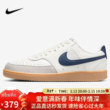 耐克NIKE板鞋男复古COURT VISION运动鞋HF1068-133帆白/深藏青40