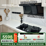 老板（Robam）【爆款小黑翼D1P】顶侧双吸pro超薄抽吸油烟机27大吸力静音一级能效防干烧配燃气灶+57B9A(液化气)