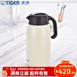 虎牌（TIGER）保温壶保温热水瓶商务办公会议桌面壶304不锈钢PWM-A20C 2L 珍珠白CA2L