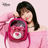 迪士尼（Disney）斜跨包疯狂动物城草莓熊包包女孩生日礼物送礼书包背包户外出行