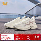 361°运动鞋女春季保暖防泼水革面减震通勤慢跑步鞋子女682232233-1