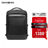 新秀丽（Samsonite）商务通勤双肩包电脑包15.6英寸男士背包多功能大容量环保抗菌HS8