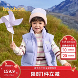 巴拉巴拉童装儿童羽绒马甲2025新款冬装男女童亲子装保暖外套羽绒服简约潮